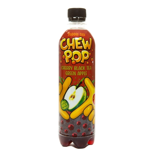 Напиток негазированный CHEWPOP Вишня Черный чай Зеленое яблоко 500 мл ПЭТ