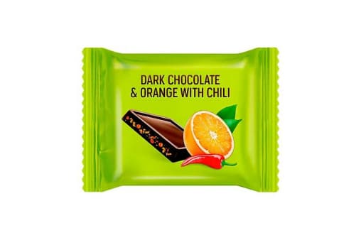 Тонкий шоколад O"Zera Dark & Orange темный с апельсином и перцем чили 12 г