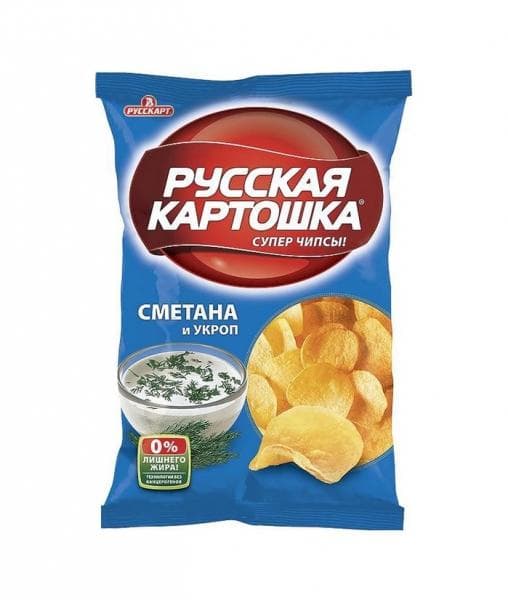 Чипсы Русская Картошка Сметана Укроп 20 г