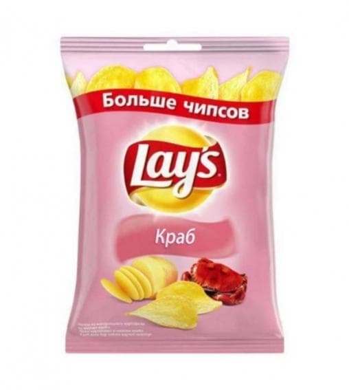 Чипсы Лейс Микс (Краб, Сметана лук, Сыр соль) 80 г/19шт