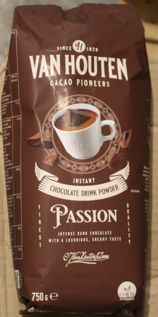 Горячий шоколад Van Houten PASSION 750 г
