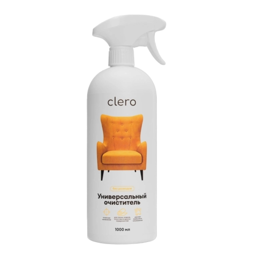 Очиститель CLERO универсальный без разводов, спрей 1000 мл Очиститель CLERO универсальный без разводов, спрей 1000 мл