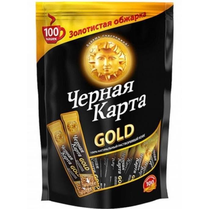 Кофе растворимый в стике Черная Карта Gold 2 г