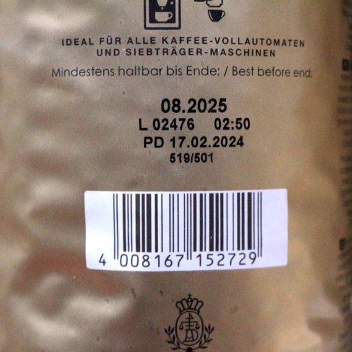Кофе в зернах Dallmayr Crema d’Oro 1000 г