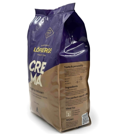 Кофе в зернах Lofbergs Crema 1000 г