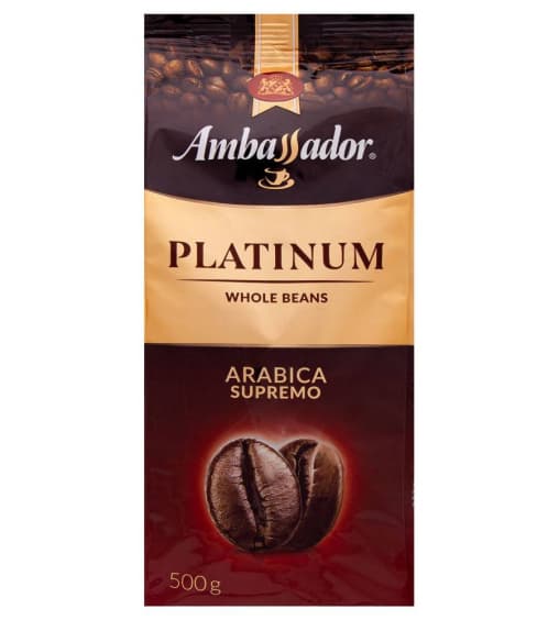 Кофе в зернах Ambassador Platinum 500 г