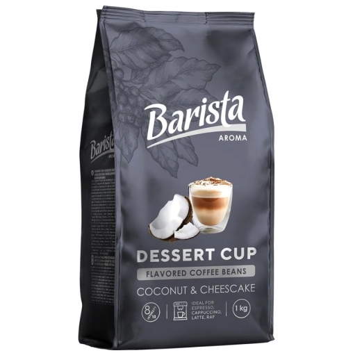 Кофе в зернах Barista Aroma Desert cup со вкусом кокоса и чизкейка 1000 г