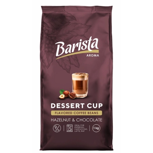Кофе в зернах Barista Aroma Desert cup со вкусом фундука и шоколада 1000 г