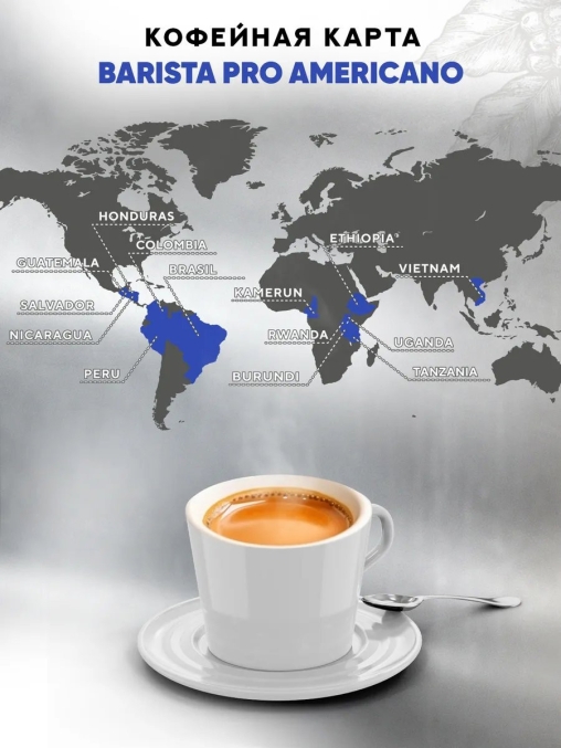 Кофе в зернах Barista Pro Americano 1000 г