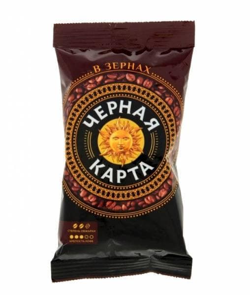 Кофе в зернах Черная Карта 100 г