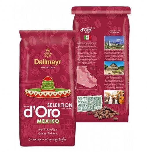 Кофе в зернах Dallmayr d-Oro Mexico Select 1000 г