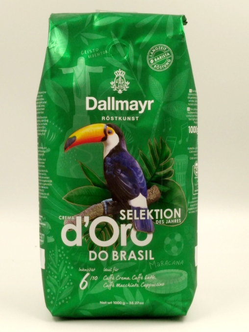 Кофе в зернах Dallmayr Crema d'Oro DO BRASIL 1000 г