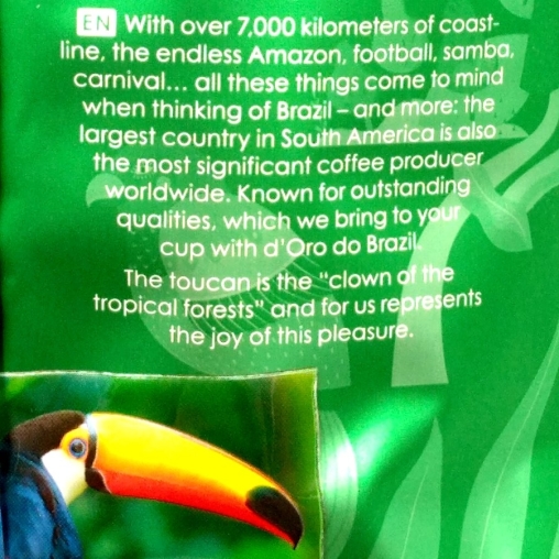 Кофе в зернах Dallmayr Crema d'Oro DO BRASIL 1000 г