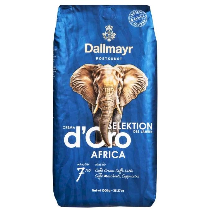 Кофе в зернах Dallmayr Crema d'Oro Selektion AFRICA 1000 г