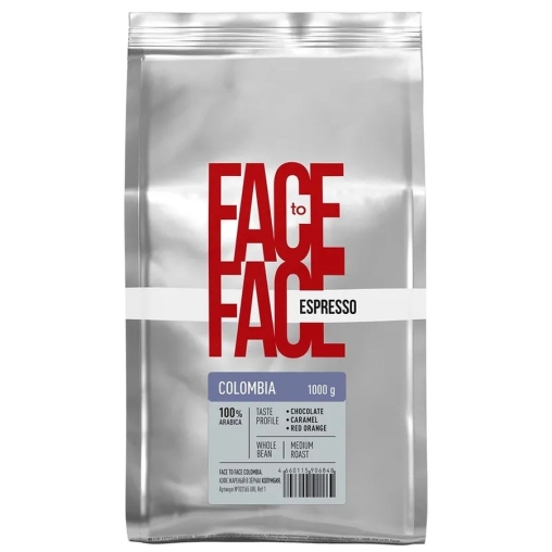 Кофе в зернах Face to Face COLOMBIA 1000 г