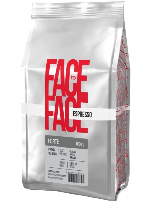 Кофе в зернах Face to Face FORTE 1000 г