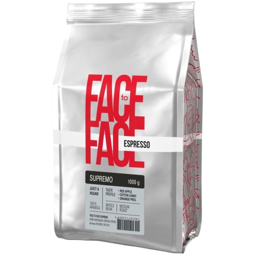 Кофе в зернах Face to Face SUPREMO 1000 г