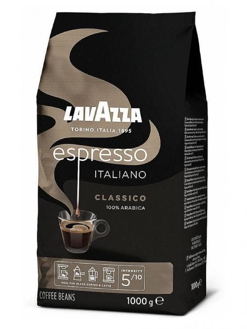 Кофе в зернах Lavazza Espresso Italiano Classico 1000г (1кг)