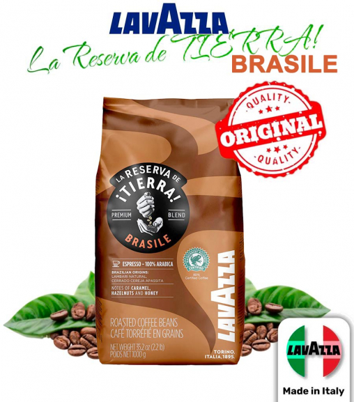 Кофе в зернах Lavazza ¡TIERRA! Brasile 100% Arabica 1000 г