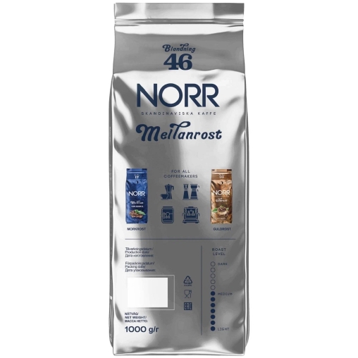 Кофе в зернах NORR MELLANROST №46 1000 г