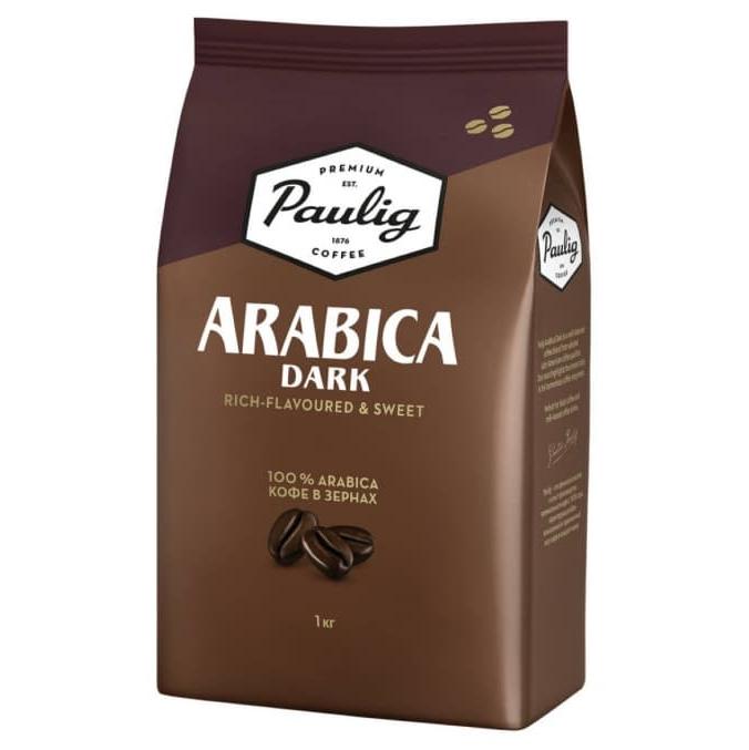 Кофе в зернах Paulig 100% Arabica Dark 1000 г