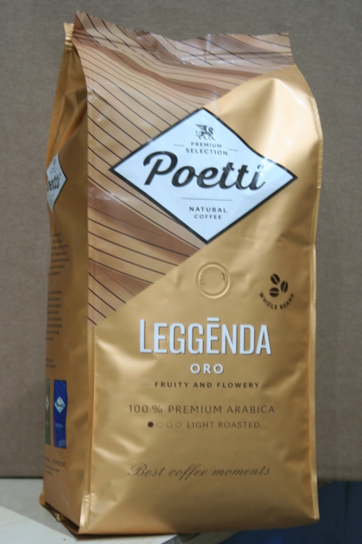 Кофе в зернах Poetti Leggenda Oro 1000 г