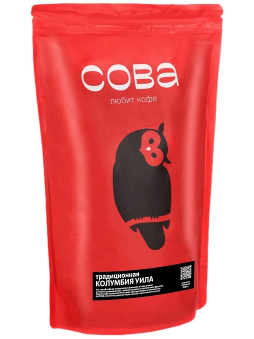 СОВА Кофе зерновой Columbia Huila 1000 г