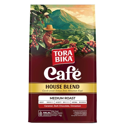 Кофе в зернах TORABIKA Cafe 1000 г