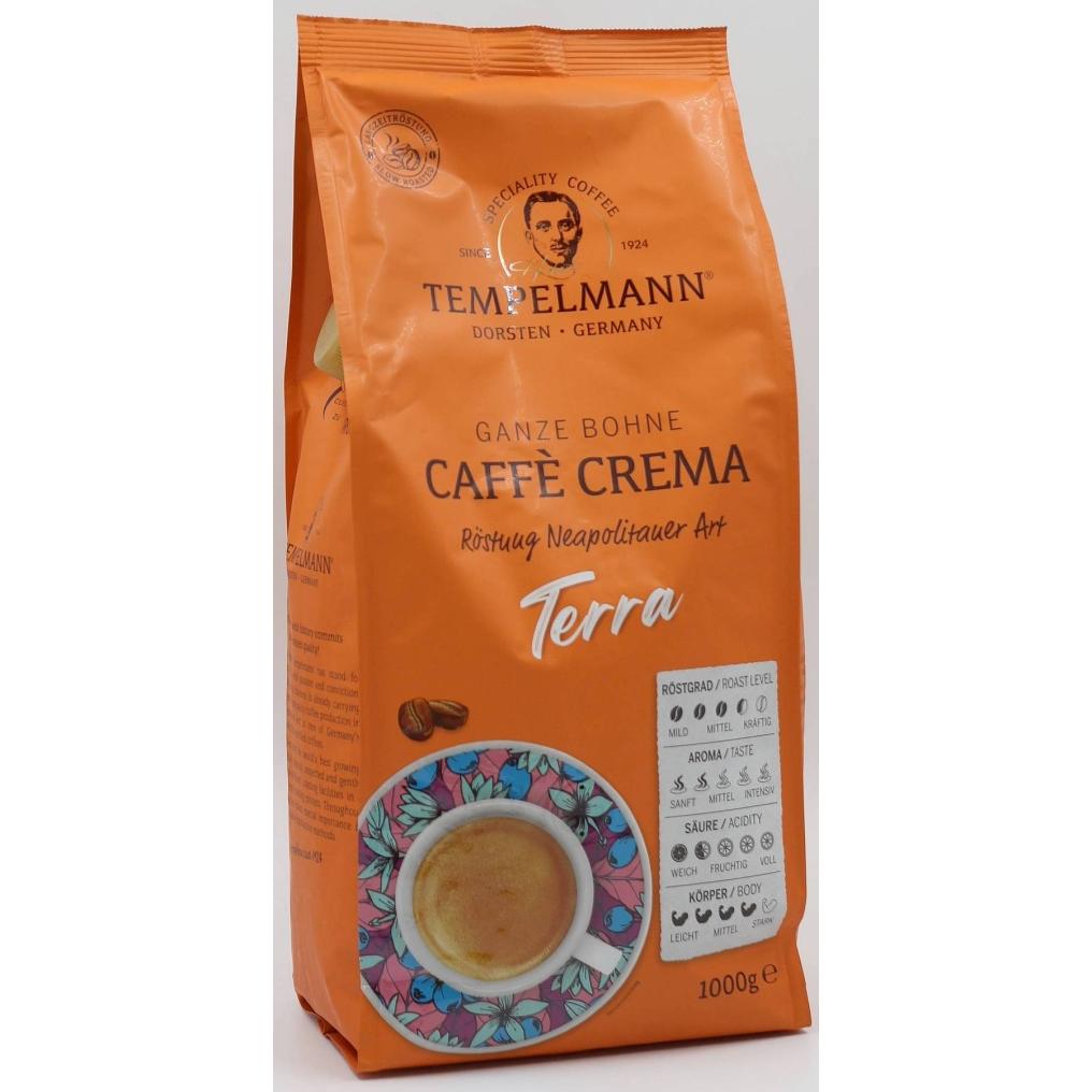 Кофе в зернах Tempelmann Caffe Crema Terra 1000 г