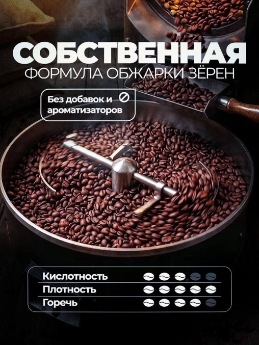 Лаборатория Кофе зерновой Бразилия Эфиопия Тандем 1000 г