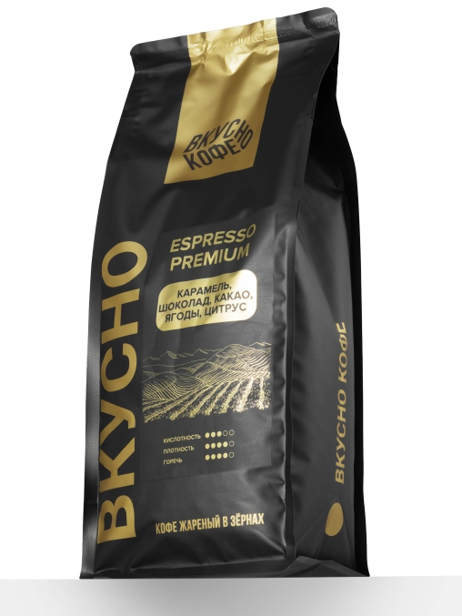 ВКУСНО КОФЕ в зернах Espresso Premium 1000 г