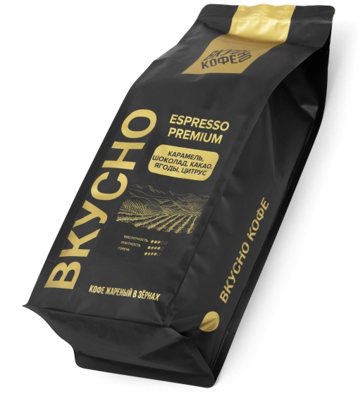 ВКУСНО КОФЕ в зернах Espresso Premium 1000 г