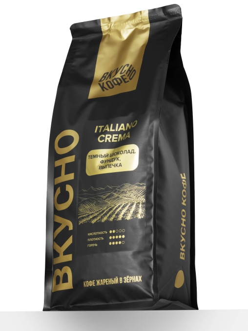 ВКУСНО КОФЕ в зернах Italiano Crema 1000 г