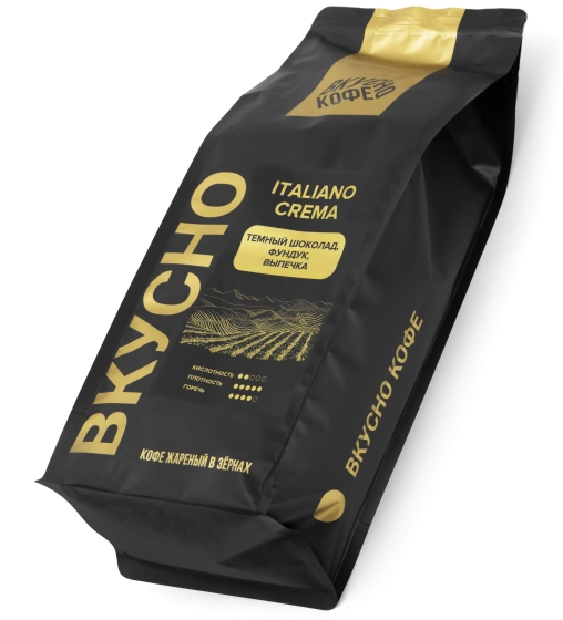 ВКУСНО КОФЕ в зернах Italiano Crema 1000 г