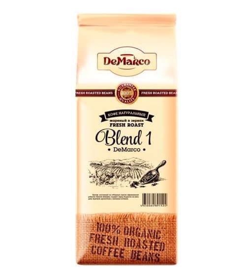 Кофе в зернах DeMarco Fresh Roast Blend 1 1000 гр