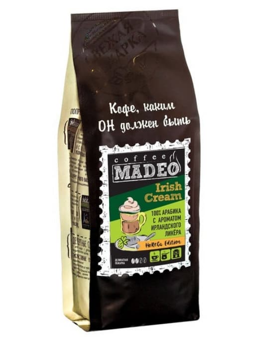 Кофе в зернах Madeo Irish Cream 500 г