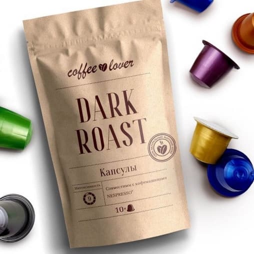 Кофе-капсулы Nespresso Coffeelover Dark Roast 5.5 г