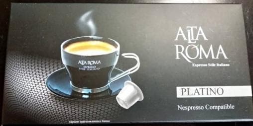 Кофе-капсулы AltaRoma Platino Nespresso