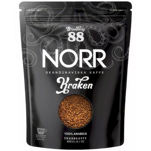 Кофе NORR N88 Kraken растворимый сублимированный пакет 400 г