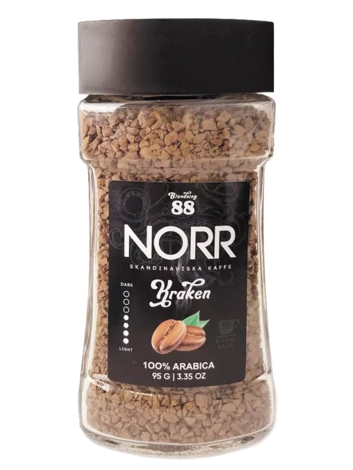 Кофе NORR N88 Kraken растворимый сублимированный стекл. банка 95 г
