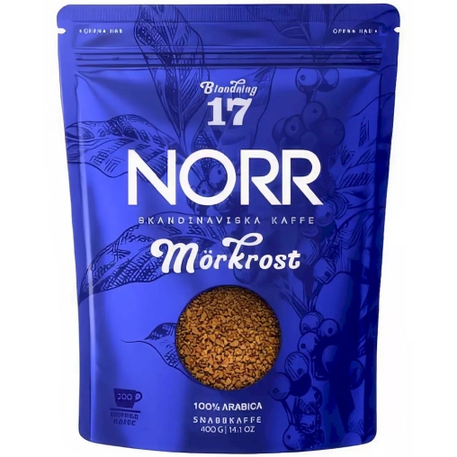 Кофе NORR N17 Morkrost растворимый сублимированный пакет 400 г
