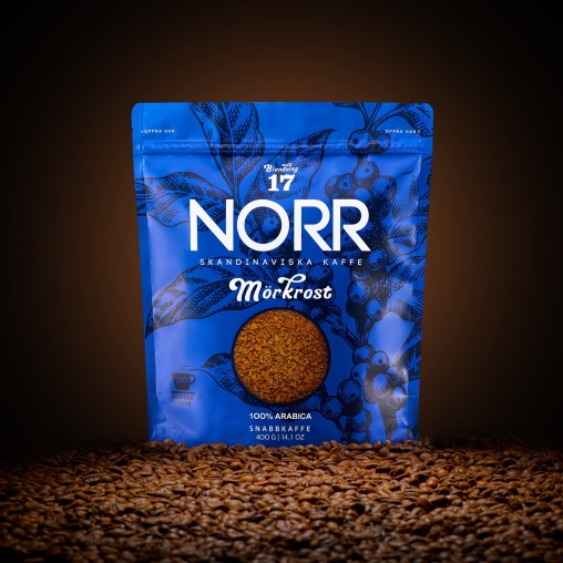 Кофе NORR N17 Morkrost растворимый сублимированный пакет 400 г
