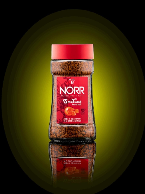 Кофе NORR N6 Карамель растворимый сублимированный стекл. банка 95 г