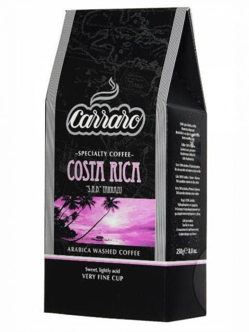 Кофе молотый Carraro Моносорт Арабика Costa-Rica 250 гр
