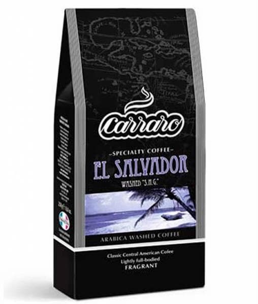 Кофе молотый Carraro моносорт Арабика El Salvador 250 гр