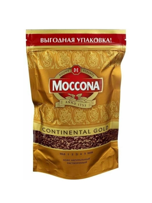 Кофе сублимированный Moccona Continental Gold пакет 140 г