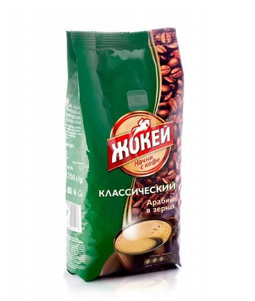 Кофе в зернах Жокей Классический 250 г