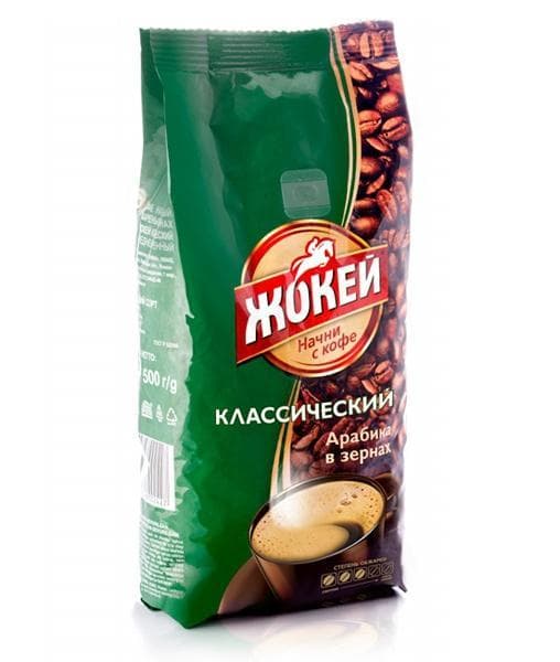 Кофе в зернах Жокей Классический 500 г