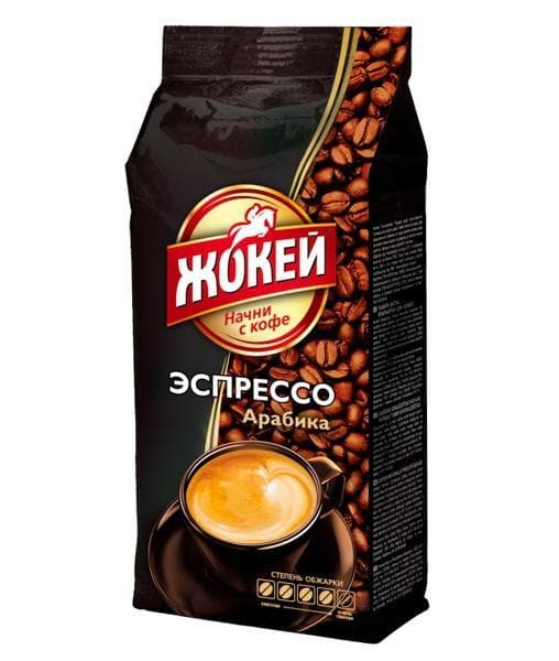 Кофе в зернах Жокей Эспрессо 900 г