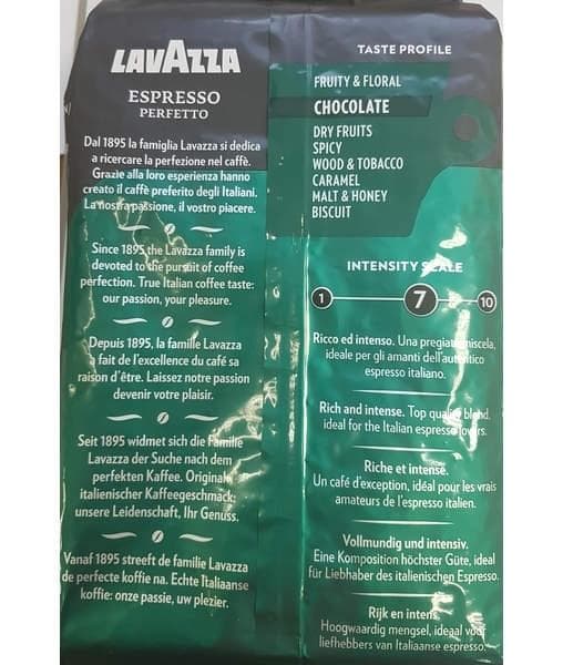 Кофе в зернах Lavazza Espresso Perfetto 1000 г